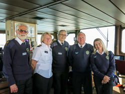Watch keepers on Red Funnel Ferry