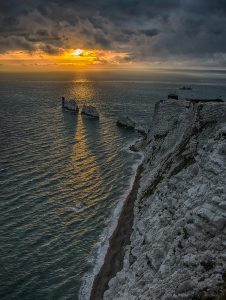 Needles Sunset by Isle of Wight Photographic Society